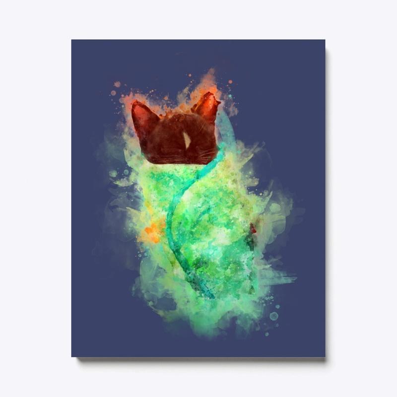 Purrito - Splash Painted Cat